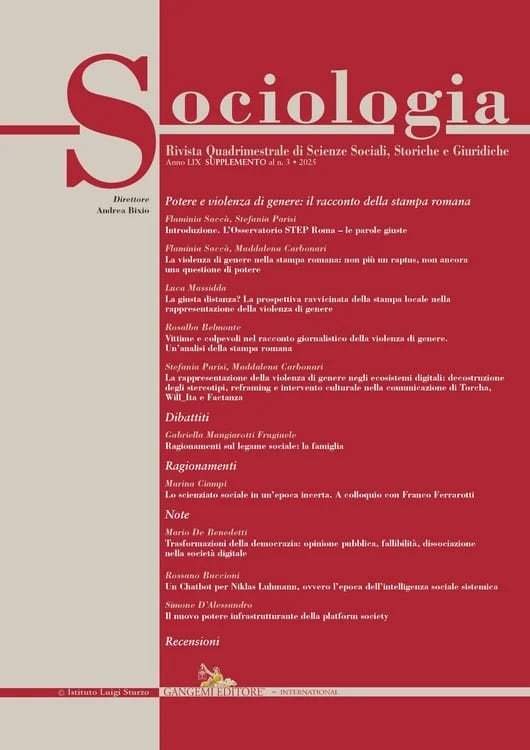 Sociologia Supplemento